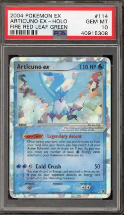 Pokemon Articuno ex EX Fire Red & Leaf Green Holo Ultra Rare #114 PSA 10 - Image 1