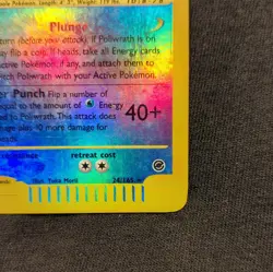 Pokemon TCG Poliwrath 24/165 Expedition Base Set 2002 Reverse Holo RARE - Image 4