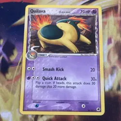 Quilava 36/101 Pokemon English EX Dragon Frontiers 2006 - Image 1