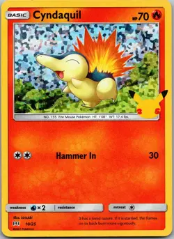 Cyndaquil 40/214 Common Lost Thunder Pokemon Near Mint - Image 1