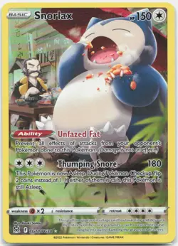 Snorlax TG10/TG30 Holo Lost Origin Trainer Gallery Pokemon NM - Image 1