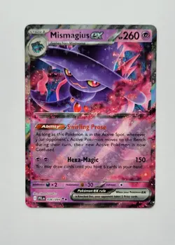 Pokemon Mismagius ex Full Art Holo 036/094 Phantasmal Flames Double Rare 260 - Image 1