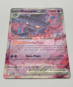 Pokemon Mismagius ex Full Art Holo 036/094 Phantasmal Flames Double Rare 260 - Image 2