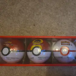 Pokemon Pokeball Tins - Costco Exclusive 3-Pack - Brand New Factory Sealed G25 - Image 1
