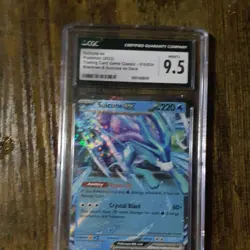 CGC 9.5 Suicune ex 009/034 TCG Classic 2023 Holo Full Art Ultra Rare - Image 1