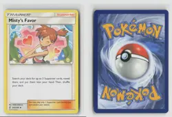 Misty's Favor #202/236 Sm - Unified Minds Uncommon Pokemon TCG LP - Image 3