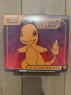 Pokemon TCG 2023 Obsidian Flames Elite Trainer Box ETB Sealed (Hole In Plastic) - Image 1