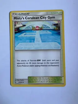 Misty's Cerulean City Gym 61/68 Uncommon Hidden Fates Pokemon Near Mint - Image 1