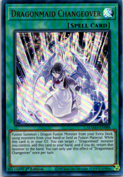 Dragonmaid Changeover - MAMA-EN088 - NM - Ultra Rare - 1st Ed - YuGiOh! - Image 1