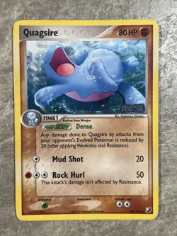 Quagsire 44/115 Unseen Forces STAMPED Reverse Holo Rare Pokemon (Damaged) DMG/HP - Image 1