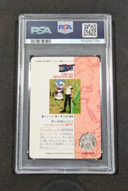 2000 Japanese One Piece Visual Adventure Zoro 15 PSA 8 NM-MT Part 1 - Image 2