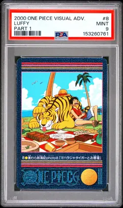 2000 Japanese One Piece Visual Adventure Luffy 8 PSA 9 MINT Part 1 - Image 3