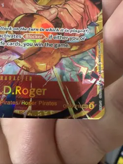 One Piece Tcg Gol.D.Roger SEC OP09-118 NM English (c) - Image 4