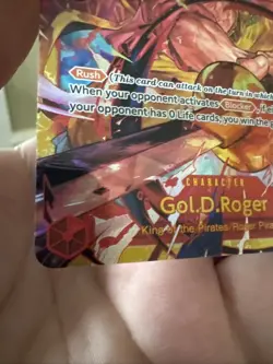 One Piece Tcg Gol.D.Roger SEC OP09-118 NM English (c) - Image 5