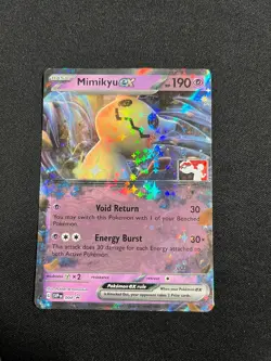 Mimikyu ex SVP 004 Prize Pack Series Play Stamp Pokemon TCG Near Mint - Image 1