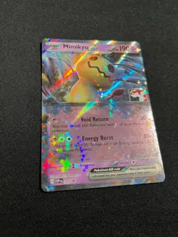 Mimikyu ex SVP 004 Prize Pack Series Play Stamp Pokemon TCG Near Mint - Image 2