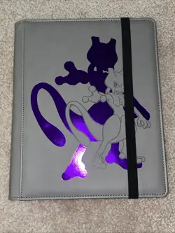 Ultra PRO Pokemon TCG Mewtwo 9-Pocket Premium Binder 360 Card Capacity 20 Pages - Image 1