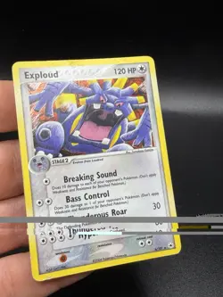Exploud 6/101 Holo Rare EX Hidden Legends Pokemon Card HP GQ3 - Image 2