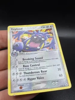 Exploud 6/101 Holo Rare EX Hidden Legends Pokemon Card HP GQ3 - Image 3