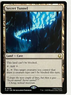 MTG - Secret Tunnel - Avatar The Last Airbender - Rare - Image 1