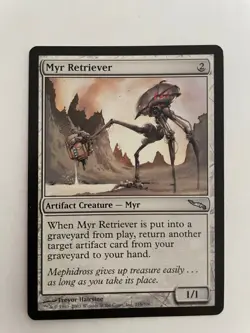 MTG Magic the Gathering Myr Retriever (215/306) Mirrodin NM - Image 1