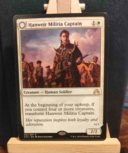 Hanweir Militia Captain - Shadows over Innistrad - Rare - NM - MTG - Image 1