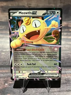 Meowth ex 062/088 Double Rare ME: Perfect Order Pokemon Card - Image 1