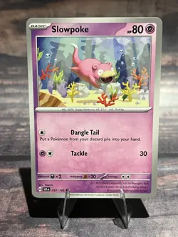 Slowpoke 057/142 Common SV07: Stellar Crown Pokemon Card - Image 1