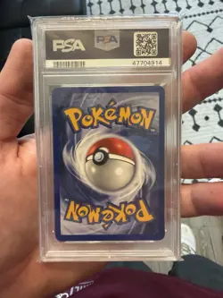 1999 POKEMON BASE SET UNLIMITED #12 NINETALES-HOLO PSA 7 - Image 2