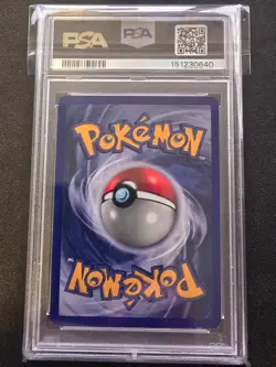 Pokemon TCG 1999 Base Set Alakazam #1/102 EN Holo Rare PSA 7 - Image 2