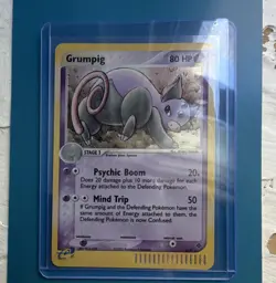 Pokemon TCG Grumpig 6/97 Dragon Holo Rare 80 HP Stage 1 EN 2003 Midori Harada - Image 1