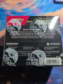 Pokemon Mega Evolution Perfect Order Booster Box New/Sealed With Acrylic Case - Image 2