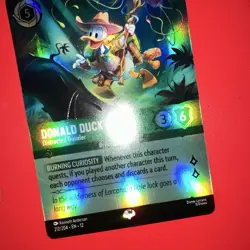 Disney Lorcana Donald Duck - Distracted Traveler 212/204 Rare Foil EN - Image 1