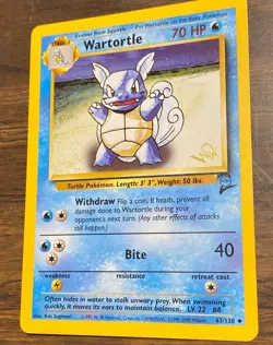 Pokemon Wartortle [Gold W Stamped] 063/130 Promo Card - Image 1