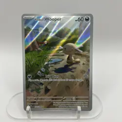 Paldean Wooper 102/094 Phantasmal Flames Illustration Rare Full Art Pokemon Card - Image 2