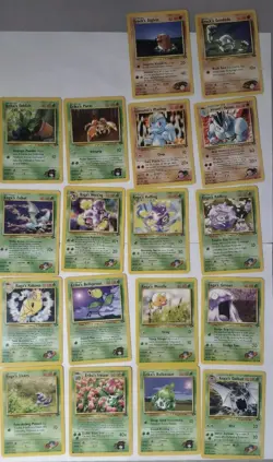 Pokemon Gym Challenge Mixed Lot 34 Cards Unlimited English NM - Image 2
