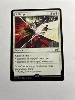 Split Up - Duskmourn: House of Horror MTG Plus Bonus Card!!! - Image 1
