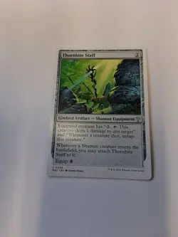 MTG Thornbite Staff (White Border) Mystery Booster 2 - Image 1