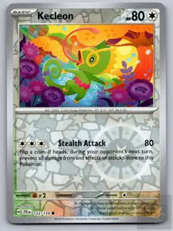 Kecleon 122/159 Common Journey Together Pokemon Reverse Holo Near Mint - Image 1