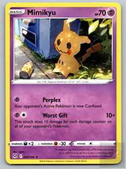 Mimikyu 080/196 Rare Lost Origin Pokemon Near Mint - Image 1