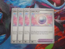 [4x Playset] Lillie's Pearl 151/159 - SV09: Journey Together - Pokemon TCG - Image 1