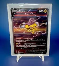Pokemon Raikou V Full Art Ultra Rare Holo GG41/GG70 Crown Zenith 200 HP Card - Image 1