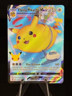 Flying Pikachu VMAX 007/025 Holo VMAX Rare Celebrations Pokemon Near Mint - Image 1