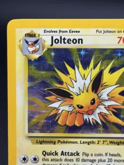 Jolteon 4/64 Jungle Unlimited - Holo Rare - WOTC - LP - Pokemon Vintage - Image 2