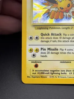 Jolteon 4/64 Jungle Unlimited - Holo Rare - WOTC - LP - Pokemon Vintage - Image 5