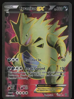 Tyranitar EX 91/98 Full Art Ultra Rare XY Ancient Origins Pokemon English LP - Image 1
