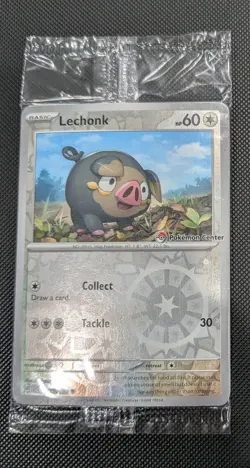 Lechonk Stamped (Pokemon Center Exclusive) 155/198 SEALED - Image 4