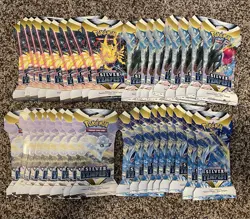 Pokemon Silver Tempest Sleeved Booster Packs, 36-Pack Lot - Image 1