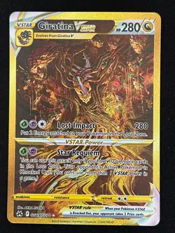 Pokemon Giratina VSTAR (Secret) SWSH: Crown Zenith: GG69/GG70 NM - Image 1