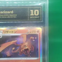 TCG 10 Charizard 017/184 Holo - Japanese - Graded Pokemon TCG Card Gem Mint Rare - Image 4